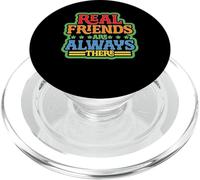 Real Friends Are Always There Lealtad de conexión - PopSockets PopGrip para MagSafe