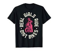 Real Girls Ride Dirt Bikes Bike Rider Motocross Enduro Sport Camiseta