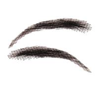 Real Hair Brows, Reusable Fake Eyebrows, Lace Eyebrow Extensions, Breathable Eyebrow Makeup, False Eyebrows Made of Human Hair Breathable Lace Eyebrow Extensions for Holiday and Everyday Makeup