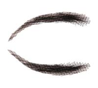 Real Hair Eyebrows - Handmade False Brows, Reusable Black Crochet Makeup