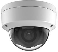 Real HD Cámara de seguridad para exteriores Poe Ip Vandal Dome de 6 MP, gran angular de 2.8 mm, H.265, Ip67 Ik10, micrófono integrado, detección de vehículos humanos, compatible con Hik Vision Uniview