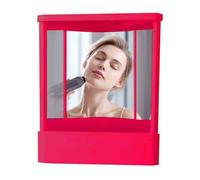 Real Image Mirror Non Reverse - Espejo profesional no reversible para maquillaje - Cortes de pelo y aseo personal Imagen real sin inversión izquierda derecha Reflejo Reäl para maquillaje, cortes de pe