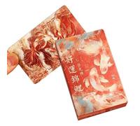 Real Koi Myth Card Game Poker Cards - Juego de escritorio con patrón de peces de buena suerte | Baraja De Cartas De Mitología China Para Grupos De Fiestas Viajes Sociales Hogar Mujeres Hombres