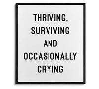 Real Life Poster Crying Surviving