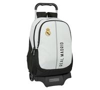 Mochila safta mod. 665 con carro 905 real madrid 1 equipacion 24/25 440x320x160 mm