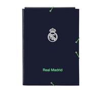 REAL MADRID 2ª EQUIPACIÓN 25/26 - Carpeta Folio con 3 Solapas, Ideal para Niños de Diferentes Edades, Cómoda y Versátil, Calidad y Resistencia, 26x36.5 cm