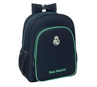 REAL MADRID 2ª EQUIPACIÓN 25/26 - Mochila Escolar Niño, Mochila Infantil, Adaptable a Carro, Ideal para Niños en Edad Escolar, Cómoda y Versátil, Calidad y Resistencia, 32x12x38 cm