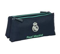REAL MADRID 2ª EQUIPACIÓN 25/26 - Neceser Escolar Infantil, con Cremallera Simple, Ideal para Niños de Diferentes Edades, Cómodo y Versátil, Calidad y Resistencia, 22x8x10 cm