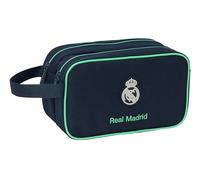REAL MADRID 2ª EQUIPACIÓN 25/26 - Neceser Escolar Infantil Grande, Neceser Infantil, Adaptable a Carro, Ideal para Niños de 5 a 14 Años, Cómodo y Versátil, Calidad y Resistencia, 26x12.5x15 cm