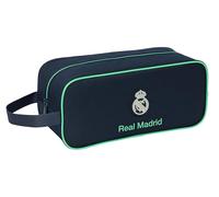 Real Madrid 2ª EQUIPACIÓN 25/26 - Zapatillero Mediano, Multiusos, Portatodo, Deporte, Extraescolares, Fútbol, Cómodo y Versátil, 34x14x15 cm