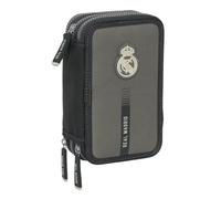 Real Madrid 3ª EQUIPACIÓN 24/25 - Estuche Escolar con 37 Útiles Incluidos, Estuche Infantil, Estuche Niño, Ideal para Niños de 5 a 14 Años, Cómodo y Versátil, Calidad y Resistencia, 12.5x5.5x19.5 cm