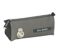 REAL MADRID 3ª EQUIPACIÓN 24/25 - Portatodo con cremallera y compartimiento, Estuche Infantil, Estuche Niño, Ideal para Niños en Edad Escolar, Cómodo y Versátil, Calidad y Resistencia, 21x7x8 cm