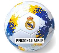 Real Madrid Balón Personalizable con Nombre o Logo Tamaño Reglamento Size 5