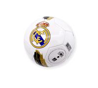 Real Madrid Balón Talla 5 Grande Producto Oficial Blanco Negro Dorado