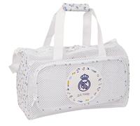 REAL MADRID - Bolsa de Playa, Mochila, Ideal para Niños de Diferentes Edades, Cómoda y Versátil, Calidad y Resistencia, 47x27x26 cm