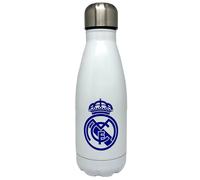 Real Madrid Botella Agua Acero Inoxidable 500ml Equipo de Fútbol Escudo RM Azul