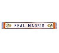 Real Madrid Bufanda 140x20 centimetros producto oficial fondo blando escudos laterales 1902