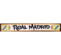 Real Madrid BUFANDA TELAR GRAFITI NARANJA - 20 X 70 CM - PRODUCTO OFICIAL RMCF