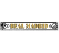 Real Madrid - Bufanda Telar N7 - Producto Oficial con Licencia (Blanco)