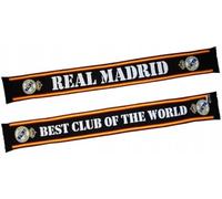 Real Madrid - Bufanda Telar N7 - Producto Oficial con Licencia (Negro Doble Cara)