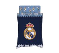 Real Madrid C.F. Juego de Sábanas Verano Modelo Azul 2025, Cama 90 cm