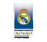 Real Madrid C.F. - Toalla De MADRID Oficial | 70 x 140 Cm | , Multicolor, Microfibra, 2