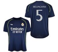 Real Madrid Camiseta Adulto 2a equipación 25-26 - Réplica Oficial Bellingham