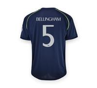Real Madrid Camiseta de visitante 25/26 Bellingham para niños - Tallas 116 a 164 - Temporada 2025/2026 - Camiseta Bellingham - Camiseta Oficial para Fans