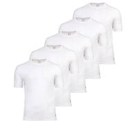 Real Madrid Camiseta Hombre, Blanco, L, Pack 5