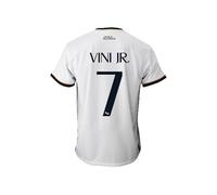 Real Madrid Camiseta Primera Equipación Temporada 2023-2024 - Vini JR. 7 - Replica Oficial con Licencia Oficial - Adulto (XL)