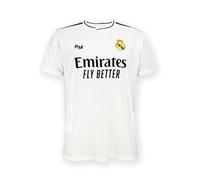 Real Madrid - Camiseta Primera Equipación Temporada 24/25, Blanca, Adulto XL, Replica con Licencia Oficial