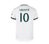 Real Madrid - Camiseta Primera Equipación Temporada 26/27, Blanca, Mbappé, Niños 10 Años - Réplica con Licencia Oficial