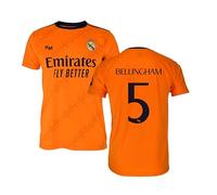Real Madrid - Camiseta Segunda Equipación Temporada 24/25, Bellingham, Adulto S, Replica con Licencia Oficial