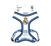 Artesanía Cerdá Arnés para Perros Reversible Real Madrid Ajustable, Seguro y Cómodo S-M