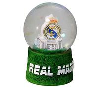 REAL MADRID CF - Bola de Nieve Mediana, de Resina, Multicolor, Producto Oficial (CyP Brands)