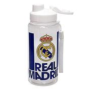 Real Madrid - Botella Cantimplora de Agua, Bidón, Capacidad 500 ml, Boquilla de Seguridad, Multicolor Translúcido, Producto Oficial (CyP Brands)