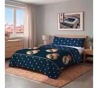 Real Madrid CF Funda Nórdica Modelo 1 Azul Marino Cama 90 cm