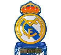 Kids Licensing - Lámpara Infantil 3D con Despertador del Real Madrid