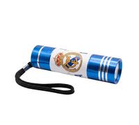 Real Madrid CF Mini Linterna, Diseño Club de Futbol Linterna, 9 LED, Incluye Corra de Muñeca, Regalo para Niños | Equipo de Leyendas