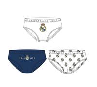 PACK DE 3 CALZONCILLOS SINGLE JERSEY REAL MADRID - TALLA 4-5 AÑOS