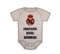Pegatinas de bebé para coches marca Real Madrid. Modelo Real Madrid Kit Baby On Board Sign