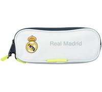 Real Madrid CF - Varios Estuche portatodo triple Real Madrid 2025 - 2026, Unisex, Blanco