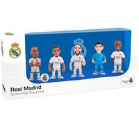 MINIX - Real Madrid - Pack de 5 Figuras coleccionables de 7 cm - B (Courtois/Vinicius/Bellingham/Carvajal/Mbappé)