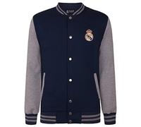 Real Madrid - Chaqueta deportiva oficial para niño - Estilo béisbol americano - 6 años
