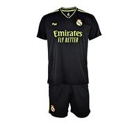 Real Madrid Conjunto Camiseta y pantalón Personalizado de la Tercera Equipación - Temporada 2022/23 - Réplica Oficial Autorizada con Licencia - Niño (6 Años)
