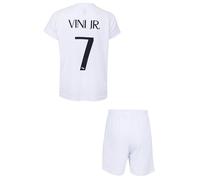 Real Madrid - Conjunto de fútbol - Camiseta corta Real Vinicius Junior - Colección oficial de 10 años