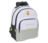 Safta Mochila escolar infantil REAL MADRID EQUIPACIÓN 25/26, cómoda y resistente 32x15x42 cm