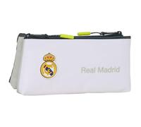 Real Madrid EQUIPACIÓN 25/26 - Neceser Escolar Infantil, con Cremallera Simple, Ideal para Niños de Diferentes Edades, Cómodo y Versátil, Calidad y Resistencia, 22x8x10 cm