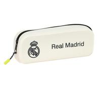 Real Madrid EQUIPACIÓN 25/26 - Portatodo Cuadrado Silicona, Estuche Infantil, Estuche Niño, Ideal para Niños en Edad Escolar, Cómodo y Versátil, Calidad y Resistencia, 18.5x5.5x7.5 cm