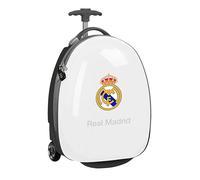 REAL MADRID EQUIPACIÓN 25/26 - Trolley de Cabina 16 pulgadas, Maleta con Ruedas, Candado de Seguridad, Maleta Ligera, 28x23x43 cm
